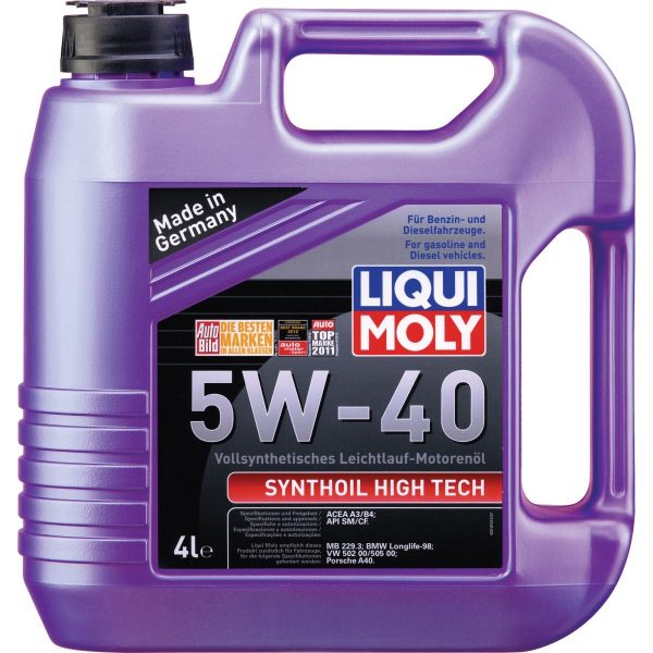 Моторное масло LIQUI MOLY Synthoil HT 5W40 4л