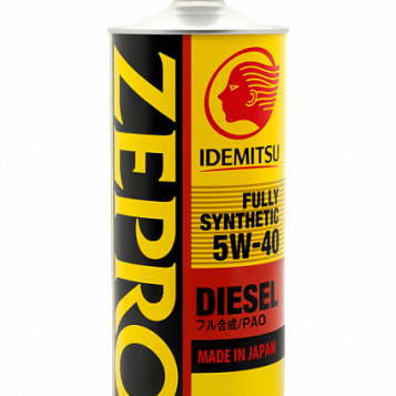 Масло идемитсу дизель. Idemitsu Zepro Diesel f-s CF 5w40 1л. Идемитсу зепро дизель 5-40. Idemitsu 5w40 Diesel. Zepro 5w40 литрушка.