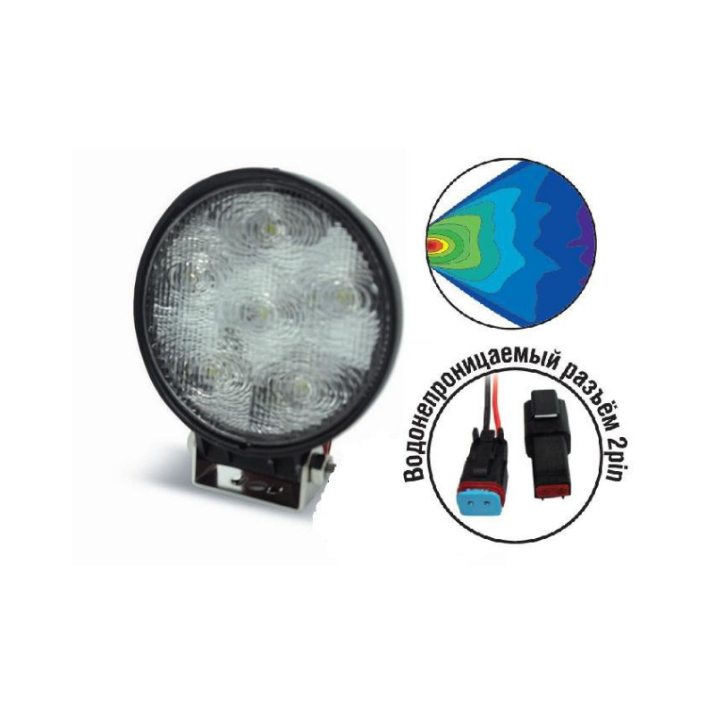 Светодиодная фара OFF-Road AVS FL-1205 (18W) серия Basic Светодиодная фара OFF-Road AVS FL-1205 (18W) серия Basic